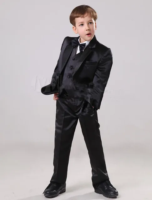 2017 Hot Little Boy Suits For Wedding Black Handsome 2017 Hot Little Boy Suits For Wedding Black Handsome Children Suit Child Marriage