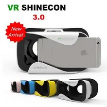 Shinecon VR Виртуальная Реальность 3D Очки VR 3.0 Очки Шлем Смарт Объектив для Android IOS смартфон Samsung iPhone Huawei и т. д.