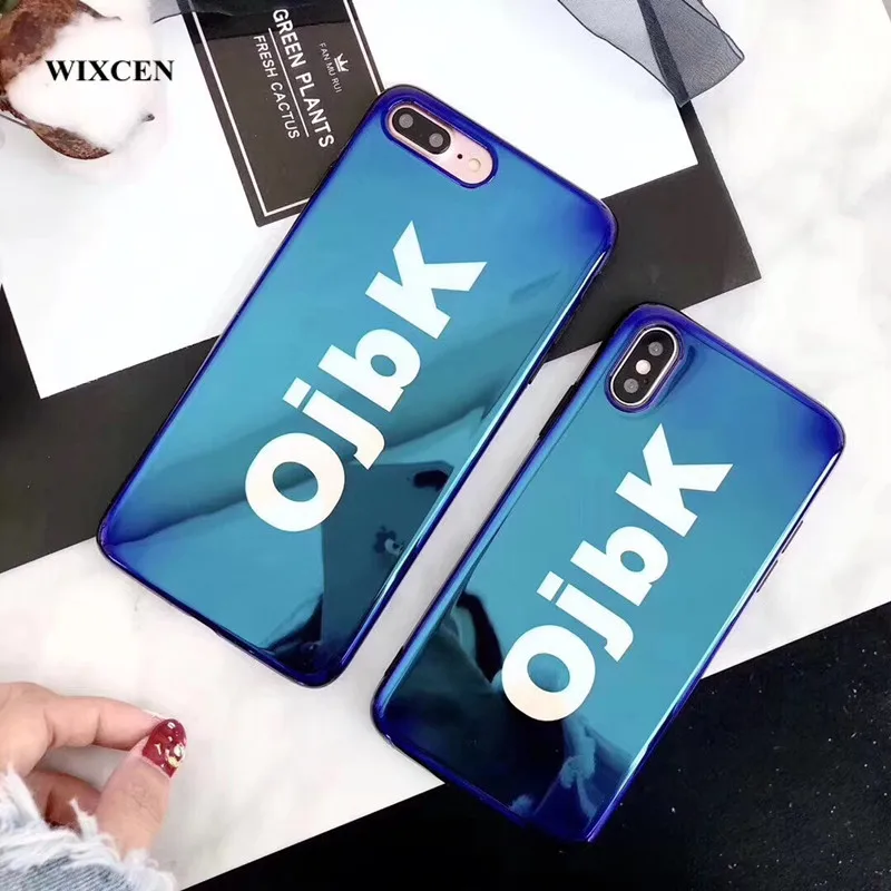 Простой чехол для телефона Wixcen с английской надписью ok Blu Ray милый блестящий ТПУ