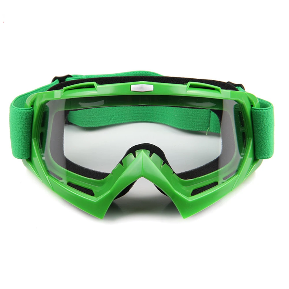 Новое поступление, высокое качество, снежные очки, сноуборд, сноубординг, Googles, Мотокросс, ветрозащитные очки, кафе, гонщик - Цвет: Зеленый