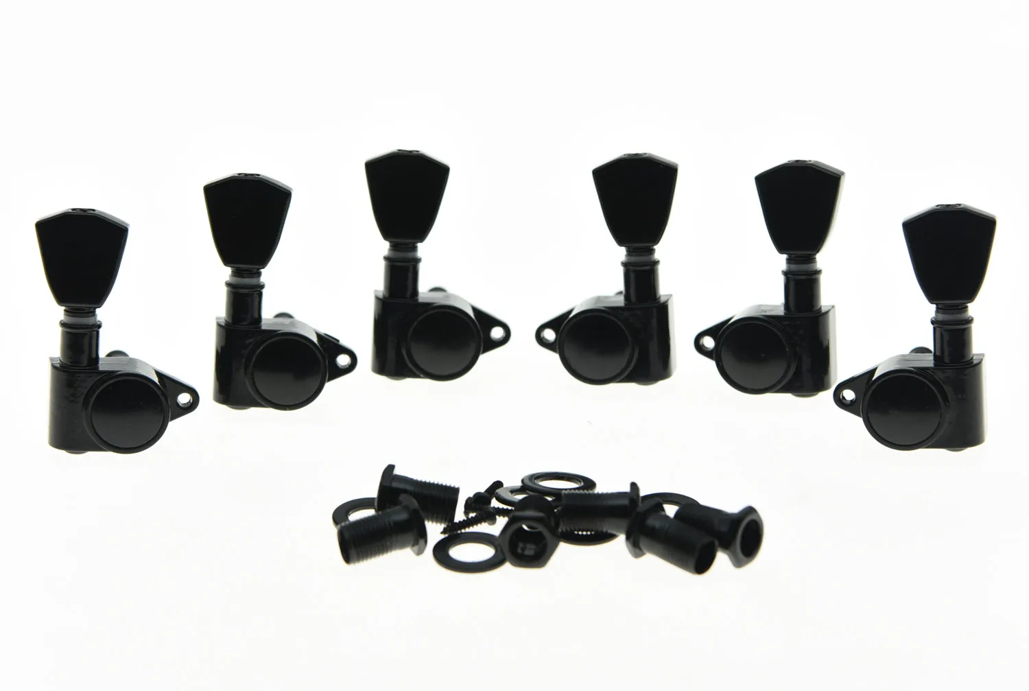 Black Tulip Button Guitar Tuners Tuning Keys for Acoustic or LP Guitar