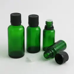 360x5 мл 10 мл 15 мл 20 мл 30 мл 50 мл 100 мл эфирные масла бутылка из зеленого цвета с пластик черный кепки для жидкая косметика контейнеры
