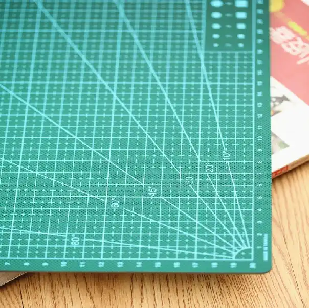 A2 A3 A4 Green Self Healing Cutting Mat 3mm Non Slip Printed Grid