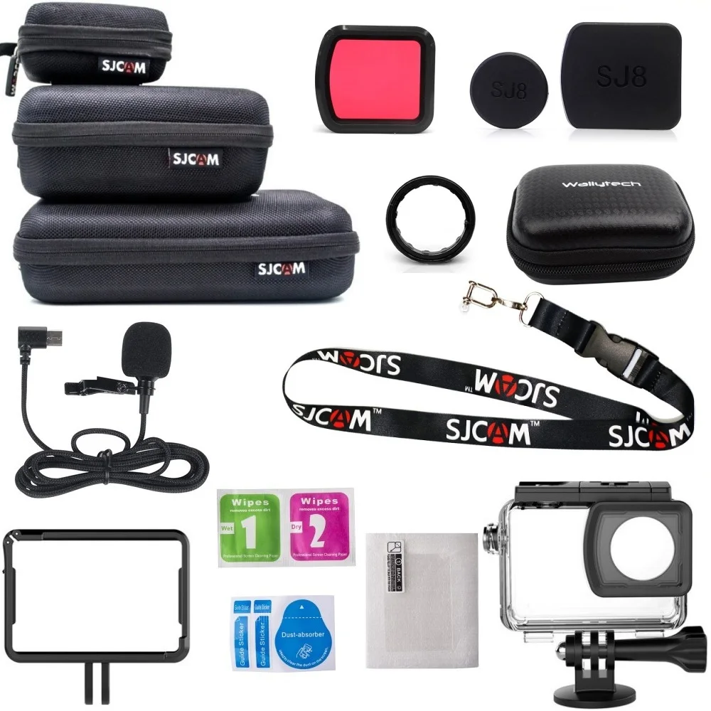 SJCAM оригинальная SJ8 Pro/Plus крышка объектива/крышка экрана стеклянная пленка