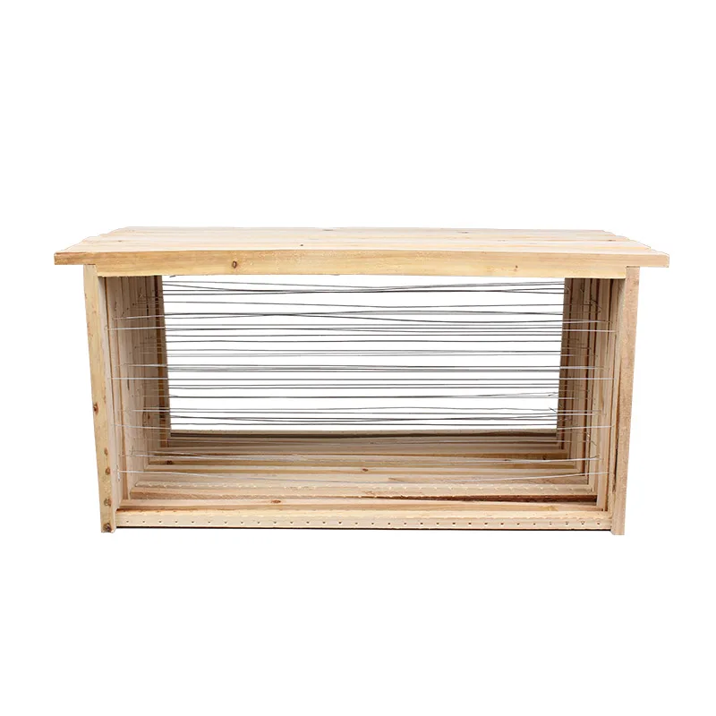 

Standard Fir Finished Nest Box Bee Special Beehive Copper Eye Wire Complete Nest Frame Beekeeping Tool