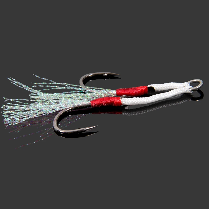 

3PCS/lot fishing hook carbon fish hook double fishing hooks jigging hook fishhook anzuelos acero free shipping