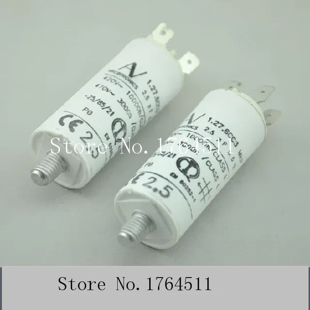 

[BELLA] [Original authentic] Arcotronics 1.27.6CC3 MKP 2.5uf 5% of the motor start capacitors