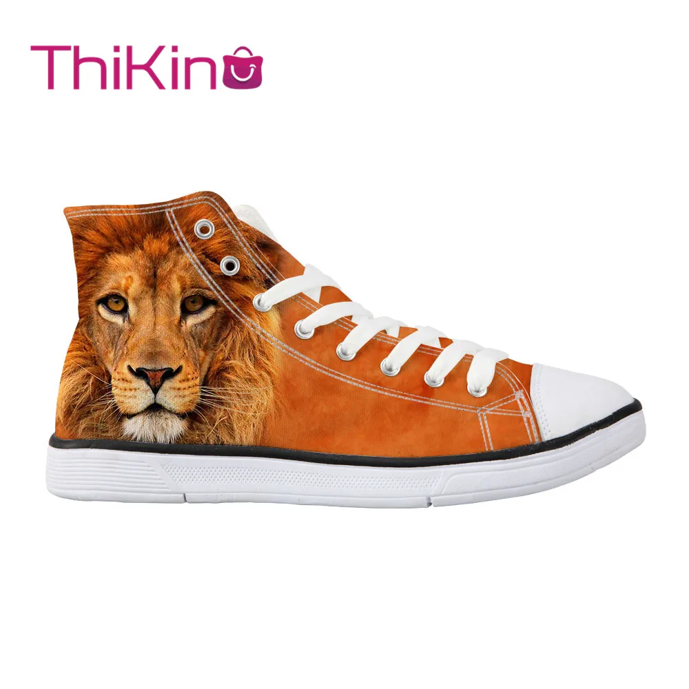 

Thikin Animals Pattern High Top Canvas Casual Shoes for Teenager Popular Women Dog Pattern Canvas Sneaker Lovers Canvas Shoes