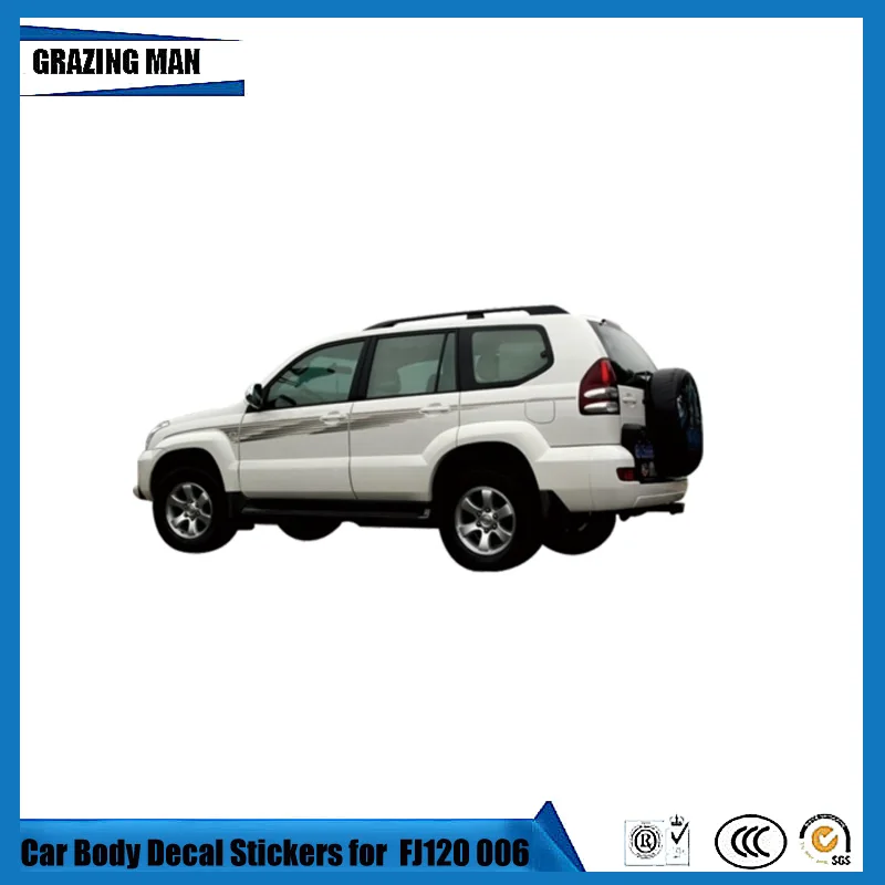 Car Accessories Body Decal Stickers for Prado FJ120 Auto Deal Film For 2003-2009 | Автомобили и мотоциклы