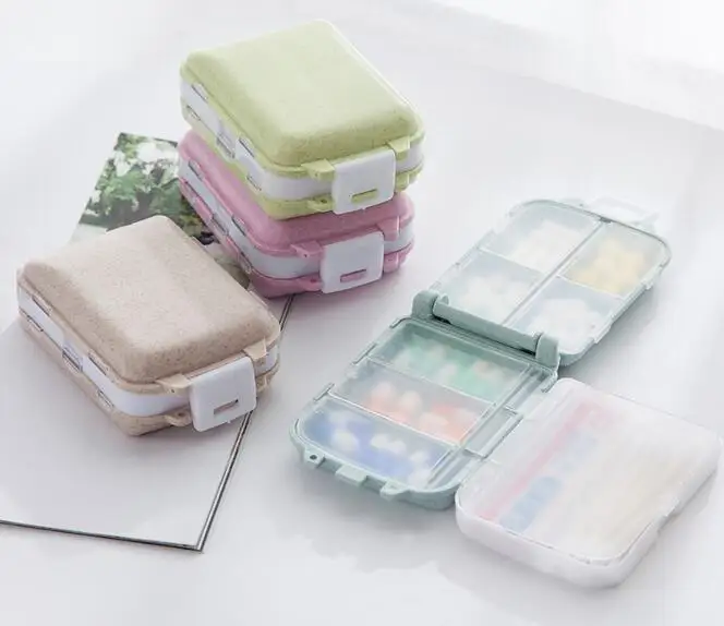 1PC Portable Mini Pill Case Medicine Boxes 3 Grids Travel Home Medical Drugs Tablet Empty Container Holder Cases OK 0879 | Дом и сад