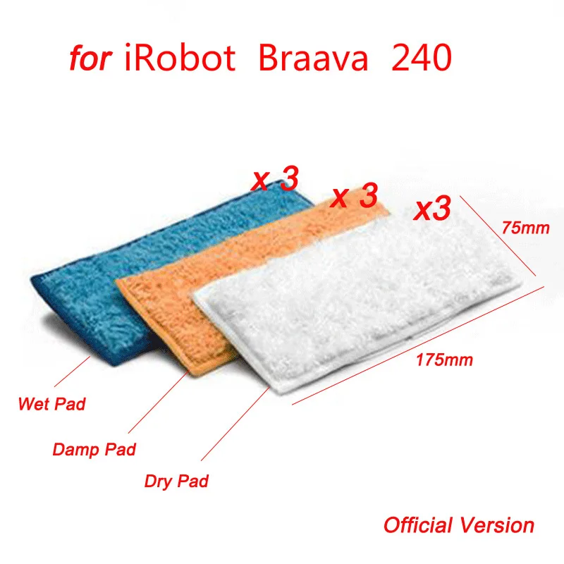 irobot dry sweeping pads