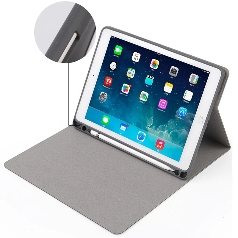 7 Color Backlit 11-Inch Tablet Ultra-Thin Bluetooth Keyboard Case,Abs Material Button,Smooth And Flexible,With Built-In Pen Tr