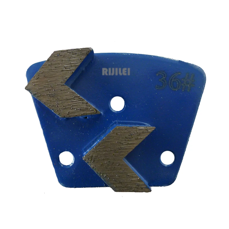 RIJILEI 12PCS/Set Trapezoid Metal Bond Diamond Grinding Disk Concrete Grinding Shoes Plates floor marble polishing plate A30B RIJILEI 12PCS/Set Trapezoid Metal Bond Diamond Grinding Disk Concrete Grinding Shoes Plates floor marble polishing plate A30B