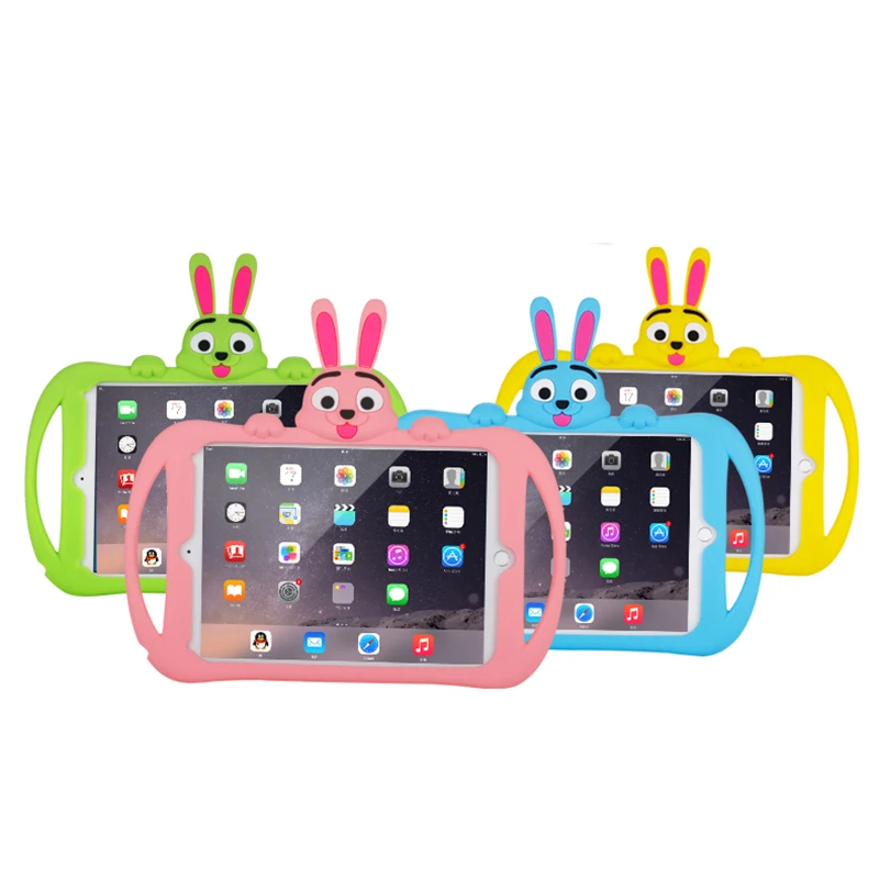 

Case for iPad mini 4 Kids Safe Silicone Cover for iPad 7.9 inch mini4 Shockproof for iPad mini Case with Stand Holder