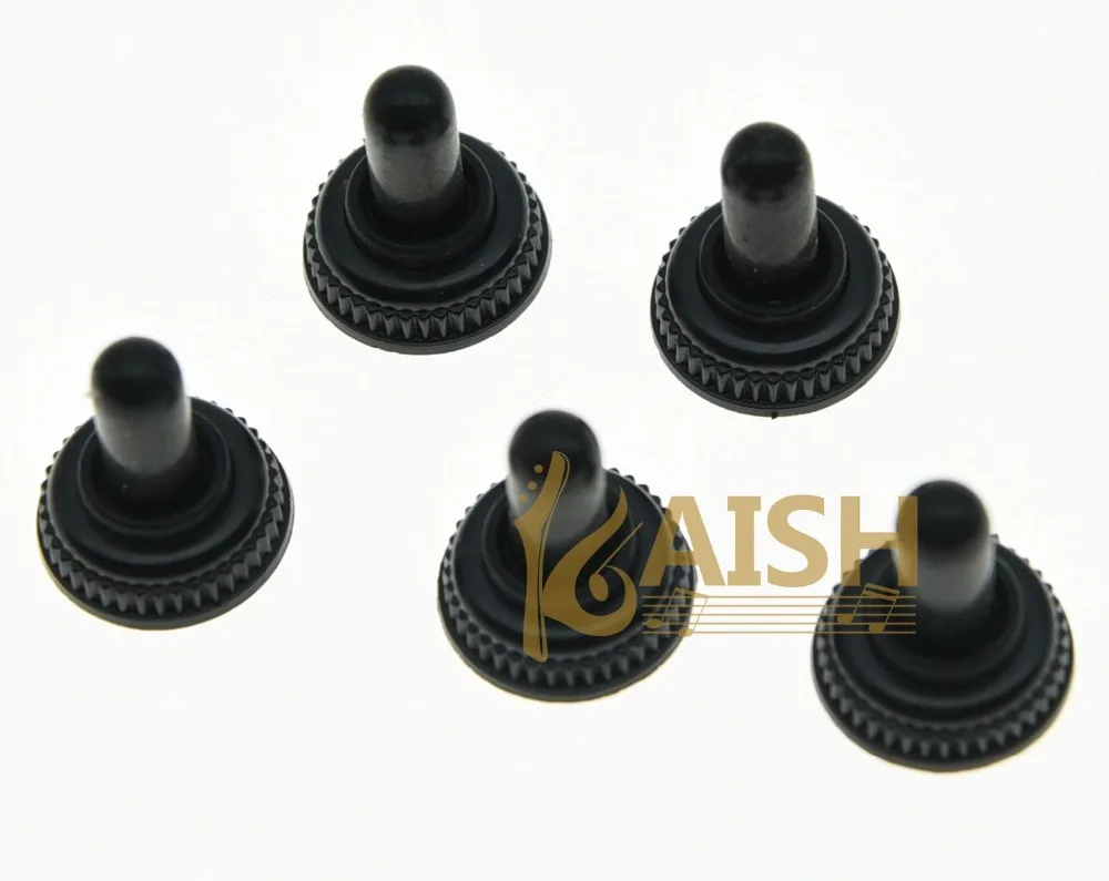 

KAISH 5x Black Mini Toggle Switch Waterproof Rubber Cap Water Proof Boot Cover Tip