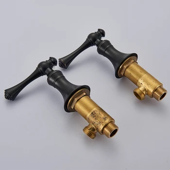 

Black Bronze Brass Switch Valve For Basin Faucet Shower Mixer Bathtub Set Control Valve