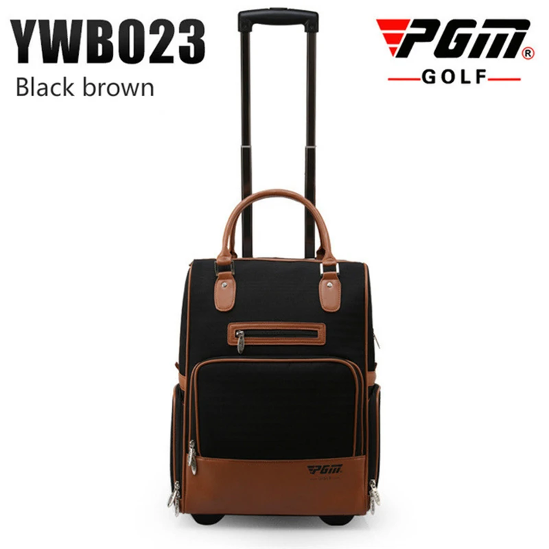 

Pgm PU Golf Clothes Bag Durable Traveling Bag With Wheel Carry Bag For Men Women Large Capacity Golf Clothes Luggage D0078