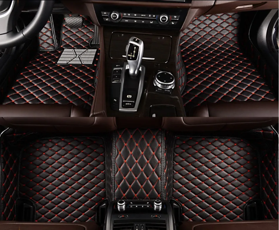 

For Ssangyong KYRON 2007-2016 Car Floor Mats Foot Carpets Step Mats Cargo Liner HIGH QUALITY Embroidery Soft Leather Mats