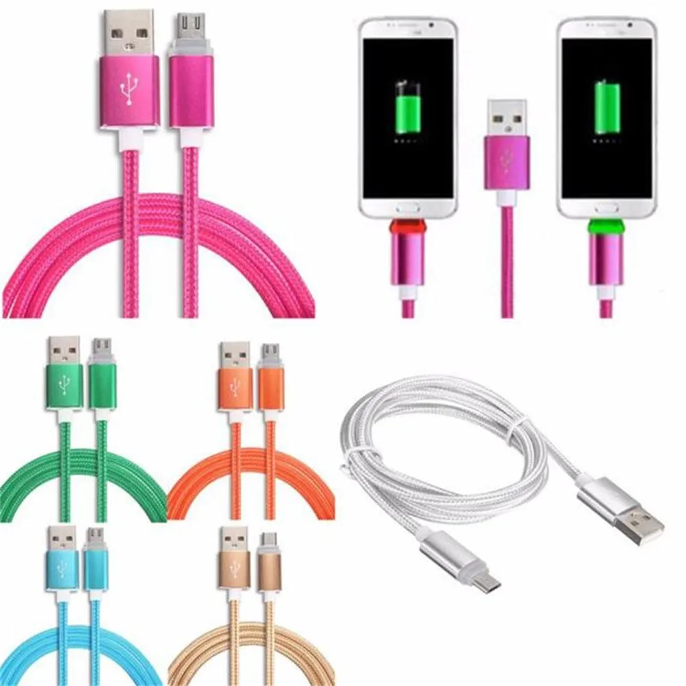 1 м Micro USB кабель для передачи данных зарядное устройство Micro USB зарядное устройство Синхронизация данных зарядный кабель Android зарядный кабель для Xiaomi/huawei