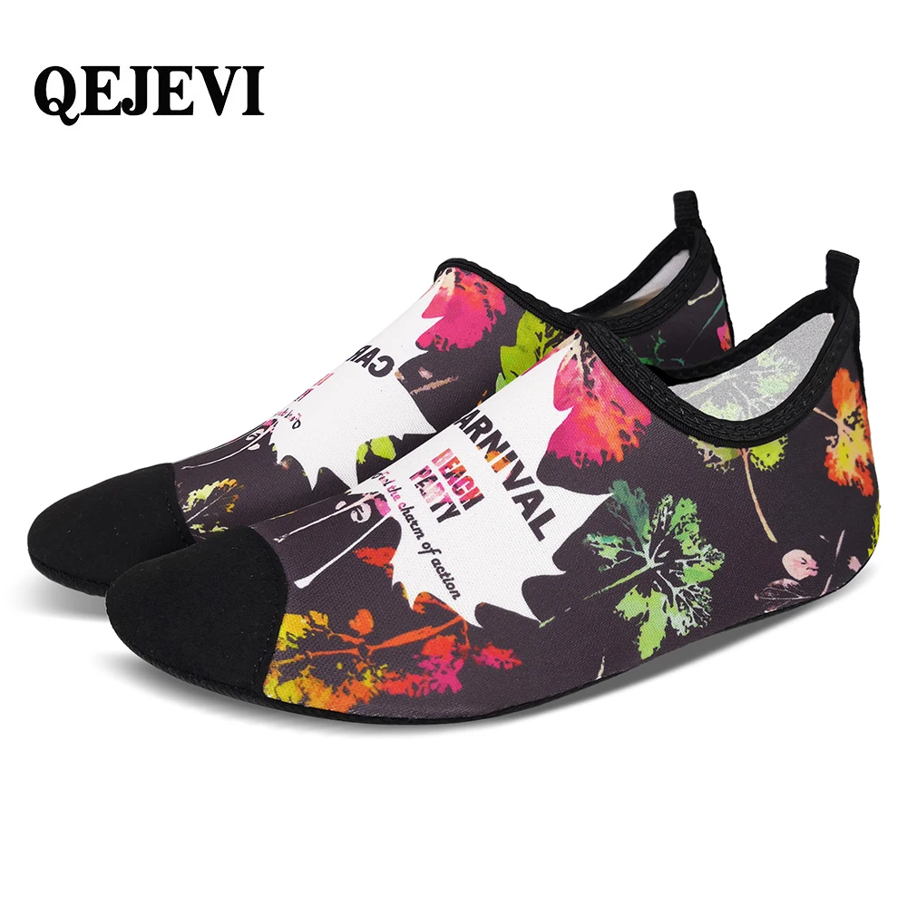 Новинка QEJEVI Водонепроницаемая спортивная обувь для женщин и мужчин Aqua Barefoot