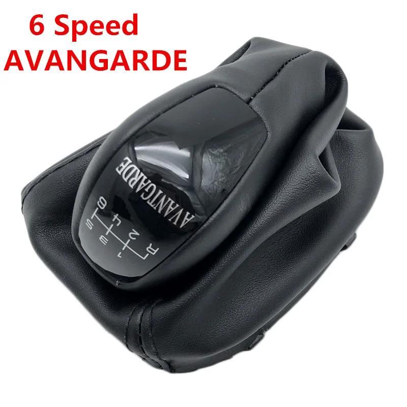 Ручка переключения рулевого механизма автомобиля Gaiter Boot Cover Чехол для Mercedes-Benz C Class W203 S203 Avantgarde Elegance Classic - Название цвета: 6 Speed AVANGARDE