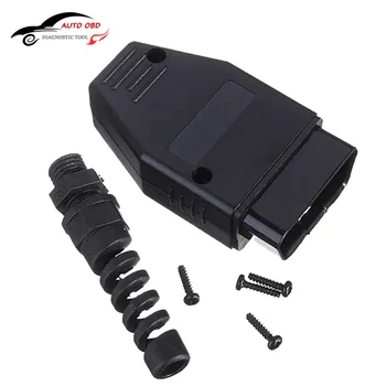 

New OBD2 OBDII EOBD JOBD ODB ODB2 ODBII EOBD2 OBD11 ODB11 J1962 Male Connector Plug Wiring Diagnostic Adapter 16PIN Shell