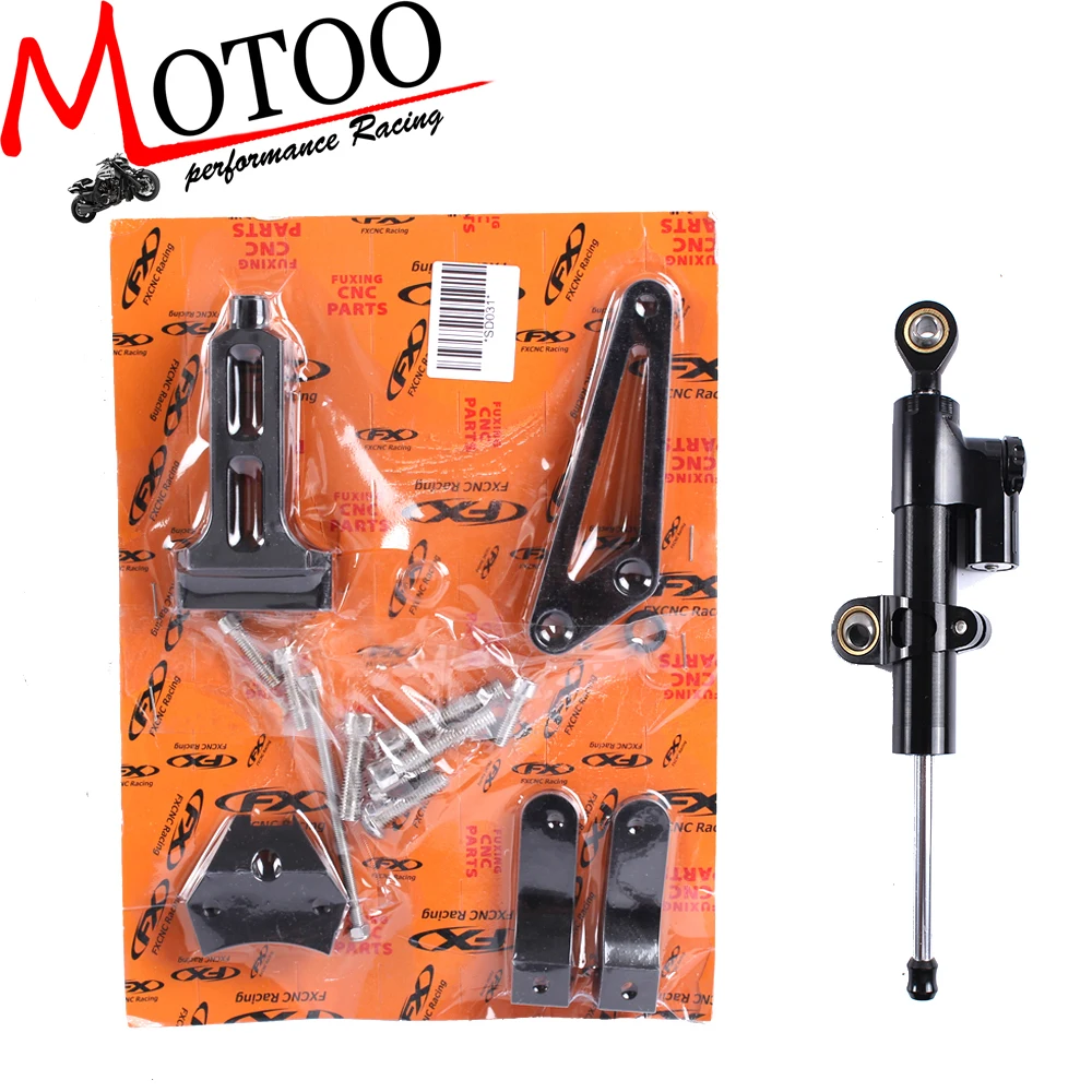 Motoo CNC Steering Damper Complete Set for HONDA CB1300 2003 2011 with