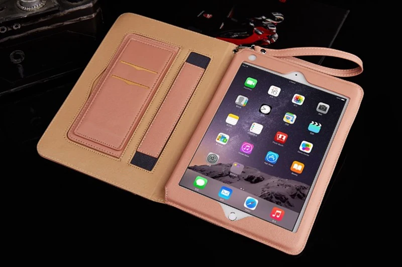 Suporte de couro PU Smart Case para