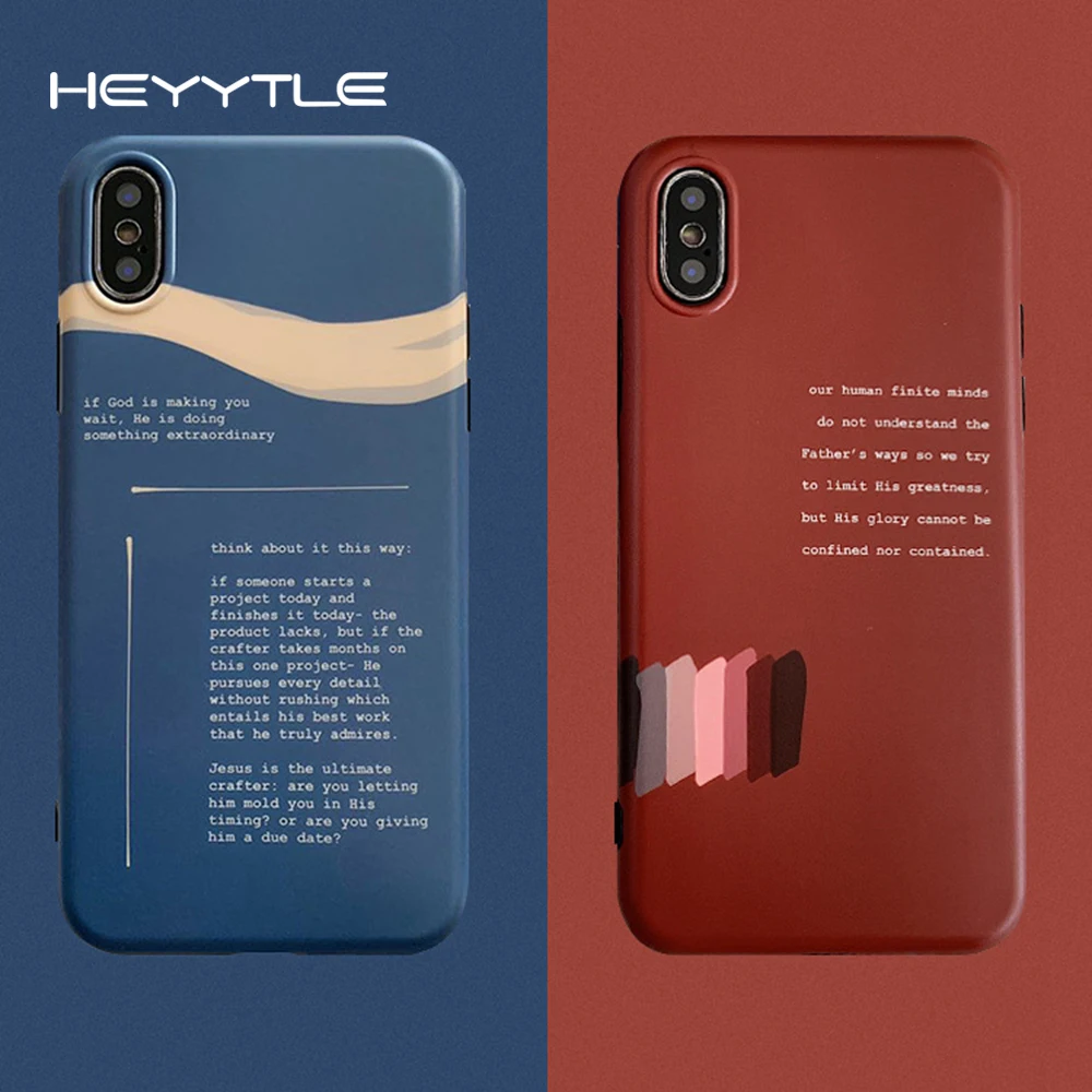 

Heyytle Fashion Letter Phone Case For iPhone 7 8 Plus 6 6s Soft TPU Silicone Case For iPhone X XS MAX XR Ultra Thin Cover Coque