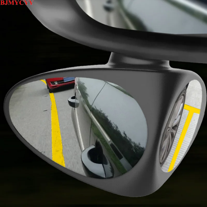 BJMYCYY 2 in 1 Car Blind Spot Mirror Wide Angle Mirror 360 Rotation
