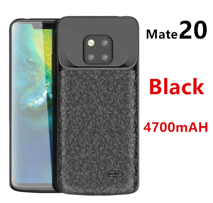 Gagaking Аккумулятор Чехол для huawei mate 8 9 10 20 ультратонкий перезаряжаемый Расширенный банк питания чехол для mate 10Pro mate 20Pro - Цвет: for Mate20 4700mAh