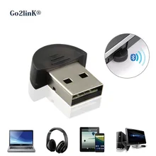 Мини USB Bluetooth адаптер беспроводной USB модем V2.0 для портативных ПК Win 7/8/10/XP