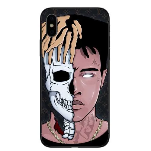 Rap Singer XXXTentacion MC Мягкие силиконовые ТПУ чехлы Чехол для iPhone SE 5 5S 6 6s Plus 7 XS Max XR 8 X 10