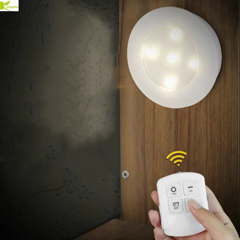 

Wireless Dimmable Touch Sensor Led Under Cabinet Light LED Puck Lights Wall Lamp Wardrobe Cupboard Closet Kitchen Night Light