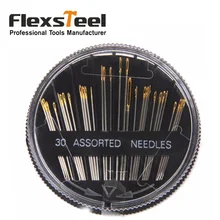 30pcs Assorted Hand Sewing Needles Embroidery Mending Darning Craft Quilt Sew Repair Tool Case