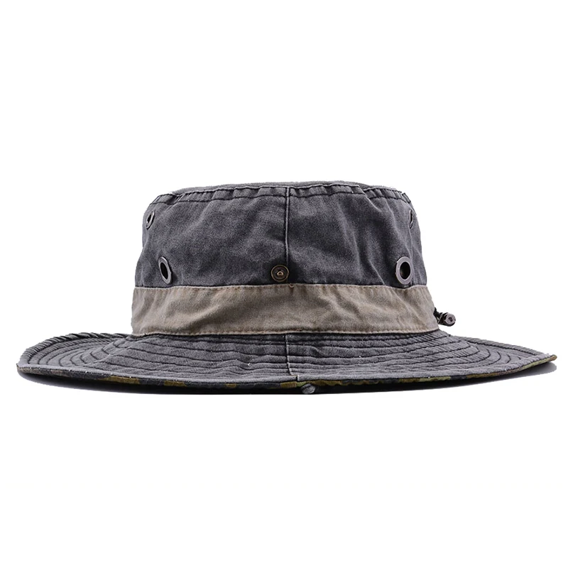 YIJAY, мужские летние Панамы bob, уличная шляпа с широкими полями для рыбалки, Кепка с защитой от ультрафиолета, Мужская кепка для пешего туризма, шапка от солнца sombrero gorro для мужчин