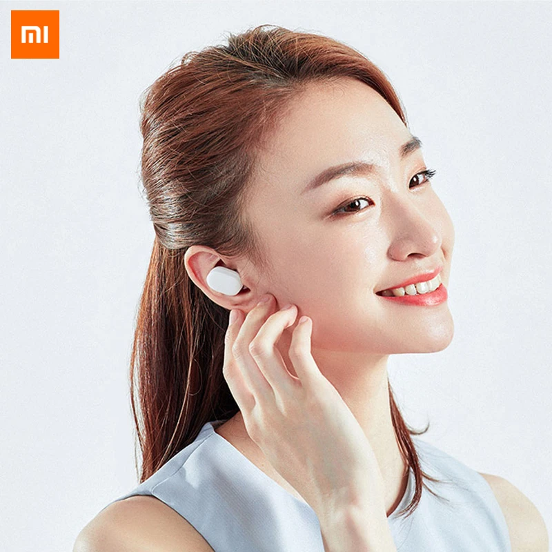 Mi jia AirDots bluetooth наушники TWS новейшая гарнитура наушники Handsfree smart AI управление mi jia mi наушники для Android iOS