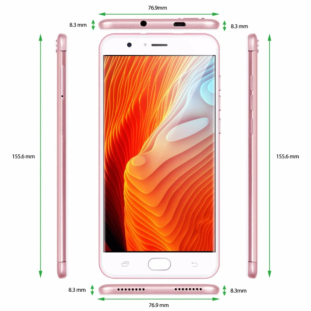 XGODY D18 5.5 Inch 4G LTE Smartphone Android 6.0 Quad Core 1GB RAM+16GB ROM 8.0MP+13.0MP Dual SIM Unlocked Cell Phones Telefon