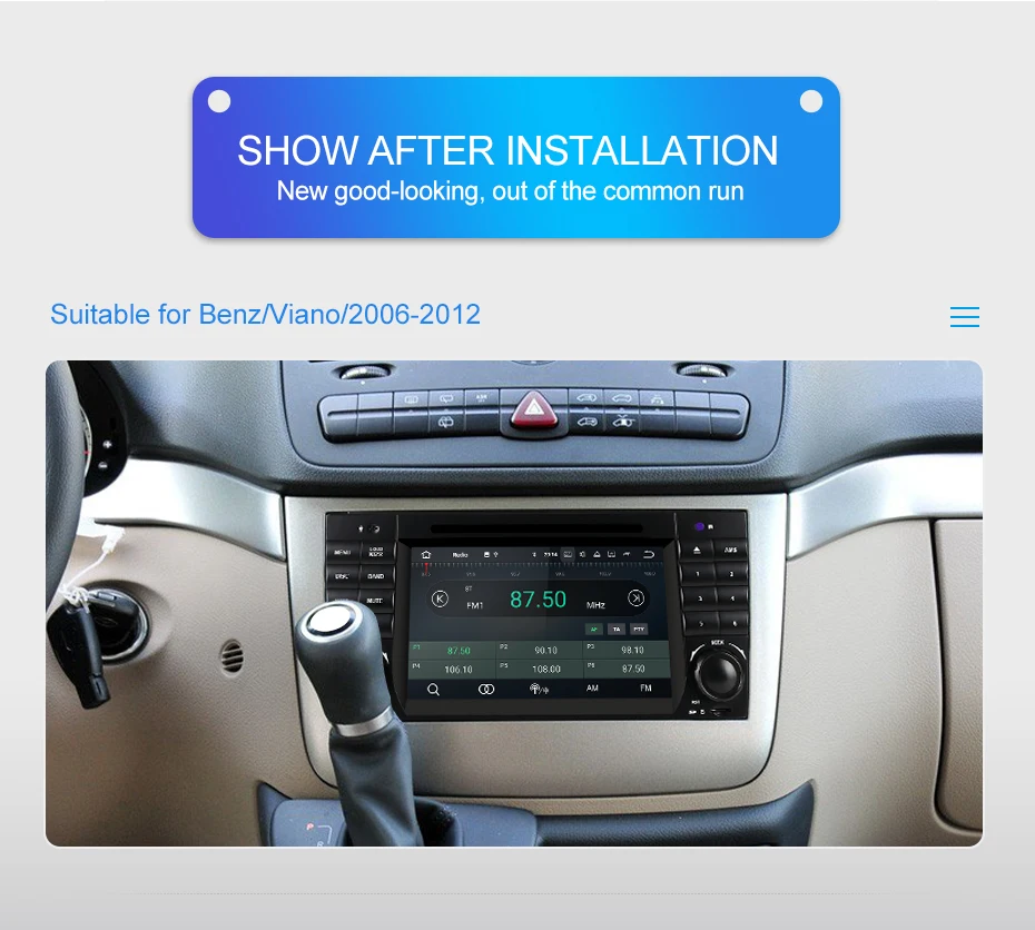 Excellent Isudar 2 Din Autoradio Android 9 For Mercedes/Benz/Sprinter/W203/A180/A-class Car Multimedia Player GPS Octa Core RAM 4G DSP DVR 4