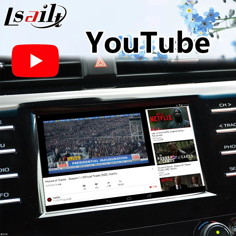 Lsailt Android мультимедийный видео интерфейс для Camry Toyota Panasonic Pioneer модель интегрированная навигационная поддержка carplay