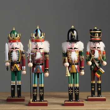 

Study the living room decoration decoration Home Furnishing wedding 30CM Nutcracker soldiers puppet joint people