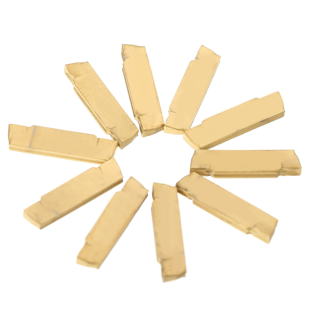 10pcs Golen MGMN200-G Carbide Inserts 16x3x2mm with Plastic Box For MGEHR/MGIVR Grooving Cut-off Tool