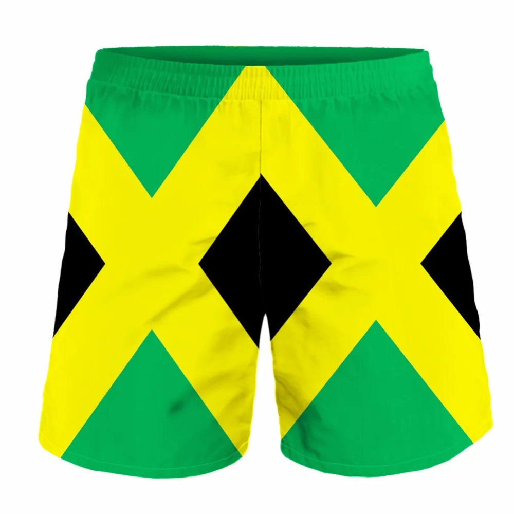 INSTANTARTS летний женский мужской парный купальный костюм с флажками Ямайки, Женский комплект бикини, мужские пляжные шорты, купальные костюмы для взрослых