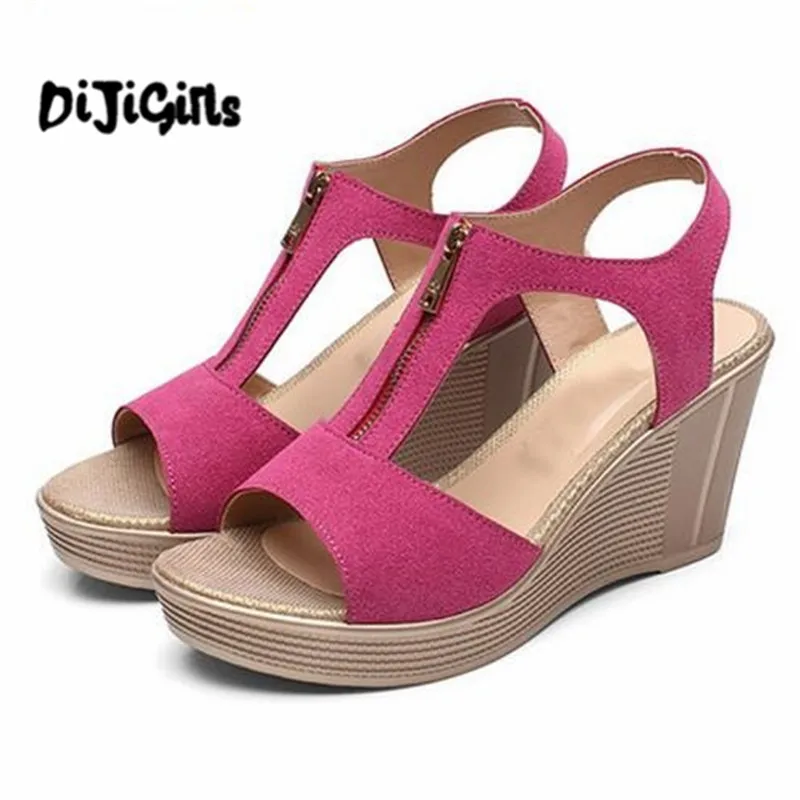 

Plus Size Women Sandals Platform Women Shoes Wedges Sandals Open Toe Summer Sandals