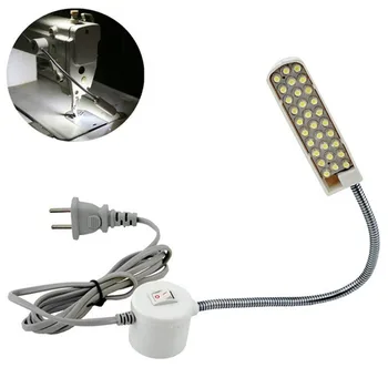 

Portable 30 Led Sewing Machine Light Home Magnetic Mounting Base Gooseneck Working Lamp Sewing Machine Lighting US EU Plug