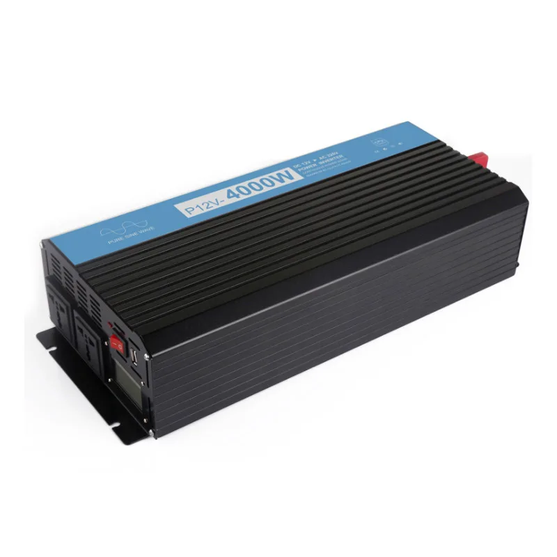 

4000W Pure Sine Wave Inverter Home Power Failure Emergency DC 12V To AC 220V Inverter Voltage Converter
