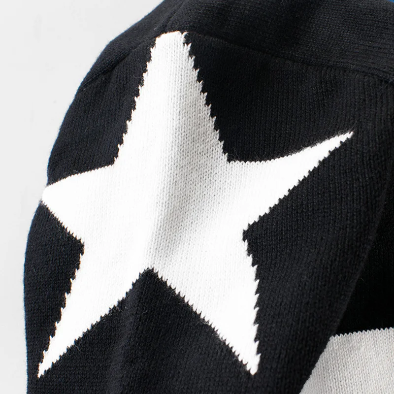 Casual Star Boys Sweater Autun Winter Knitted Kids Sweater Long Sleeve O-Neck Boys Pullover Sweater 2-7Y Fashion Boys Clothing (4)