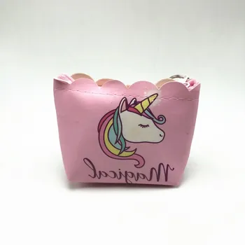 

My Little Pony Unicorn Coin Purse girls Fashion Digital Printing Keychain Coin Storage Bag Children's day Gifts