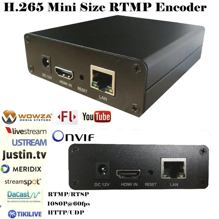 H.265 HEVC MPEG-4 AVC/H.264 HDMI Video Encoder HDMI Transmitter live Broadcast encoder H264 encoder