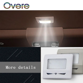 

Overe 1PC Car LED Wireless Reading Light Roof Celling Lamp For Ford Focus 2 3 Fiesta Mondeo MK4 Ranger Toyota Corolla chr RAV4